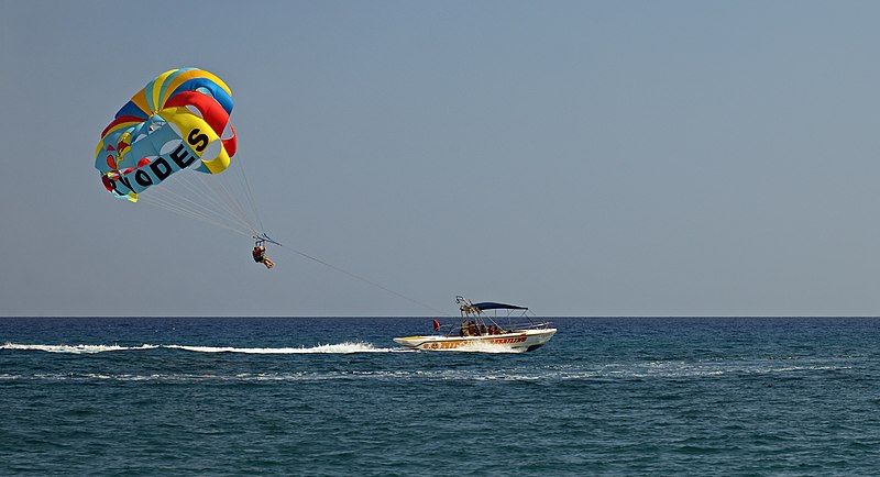 File:Parasailing in Prasonisi. Rhodes, Greece.jpg