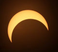 Partial solar eclipse October 14, 2023 from Kerville, Texas..png