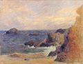 Klippen an der Küste, Ölgemälde von Paul Gauguin – 1886