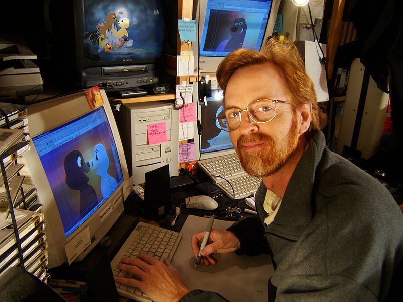 File:Phil Nibbelink in his studio.JPG