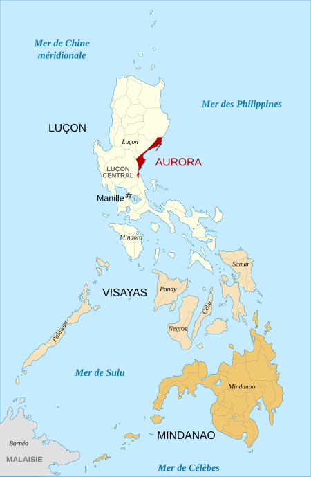 Fail:Philippines Aurora District locator map-fr.svg