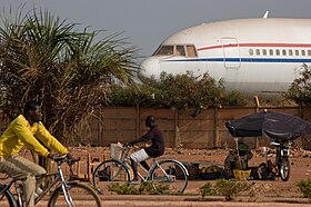 Plane in Ouagadougou.jpg