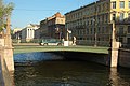 Podiacheskii bridge. St Petersburg, Griboedov canal.