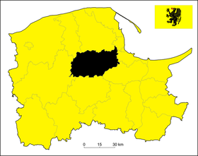 Localisation de Powiat de Kartuzy