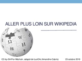 Aller plus loin sur Wikipédia