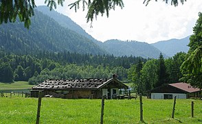 Kaser auf der Lödenalm