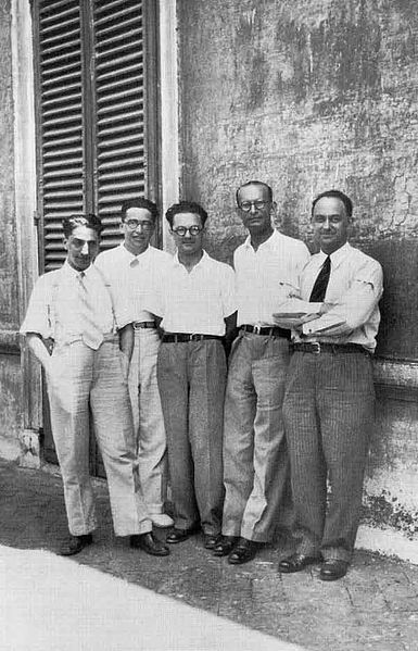 The Via Panisperna Boys, including Amaldi (center), circa 1934