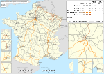 Thumbnail for File:Railway map of France - 1960 - fr - medium.svg