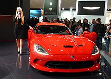 Red SRT Viper with show girl.jpg