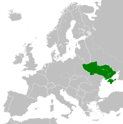 Розташування Райхскомісаріату Україна