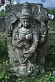Relief of Godess Durga at AndhraMaha Vishnu Temple Krishna District.jpg