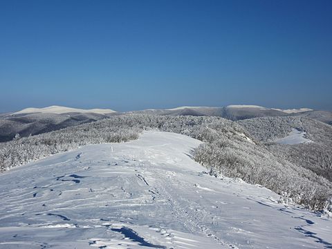 Jarabá skala (1 199,0 m n. m.) v zime