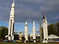 U.S rockets at the Space & Rocket Center. Huntsville, Alabama.