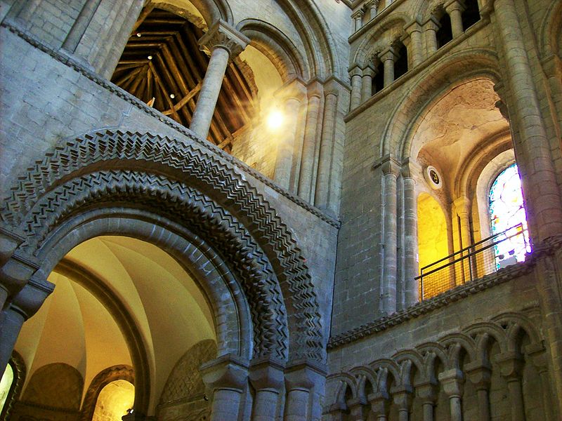 File:Romanesque arches, Ely.JPG