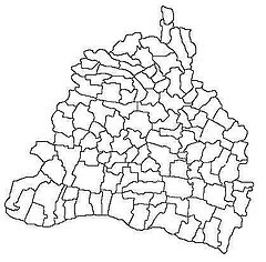 Mapa lokalizacyjna okręgu Dolj