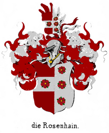 Wappen des Adelsgeschlechts Rosenhain