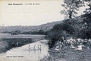 Rosporden : La valle dell'Aven (cartolina postale, raccolta Villard)