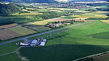 Flugplatz Rothenburg o. d. T., Luftaufnahme (2016)