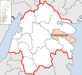 Söderköping Municipality in Östergötland County.png