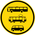 Campervan tram and bus