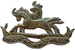 SADF Umvoti Mounted Rifles beret badge