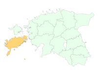 Localização de Região de Saare Saaremaa