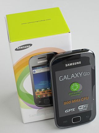 <span class="mw-page-title-main">Samsung Galaxy Gio</span> Smartphone manufactured by Samsung