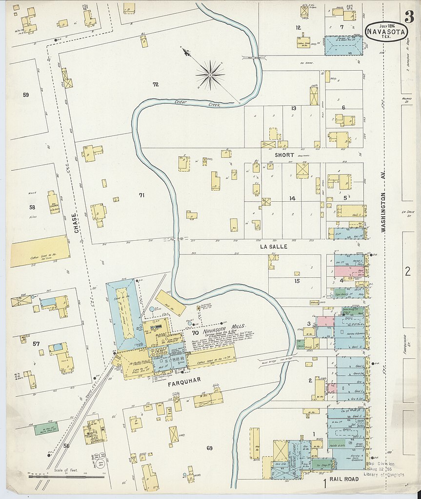 Filesanborn Fire Insurance Map From Navasota Grimes County Texas