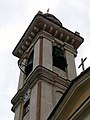 Campanile della chiesa di Sant'Antonino martire, Sanguineto, Chiavari, Liguria, Italia