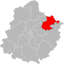 Canton de La Ferté-Bernard - Carte