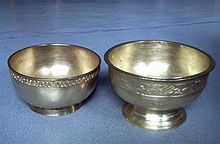 Sasanggan, a bronze bowl used by the Banjarese during a traditional ceremony. Sasanggan.jpg