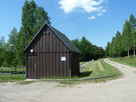 Schützhaus am Obersaidaer Teich