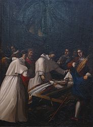 5-Exhumation de la dépouille de Norbert au moment de sa canonisation (1582)