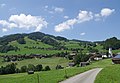 Gemeinde Schwarzenberg, Blick von der Bödelestrasse