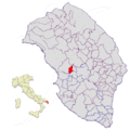 Collocatio finium municipii in Provincia Lupiensi.