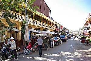 Die Pub Street in Siem Reap