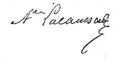 Signature Auguste Lacaussade