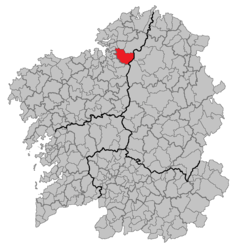 Monfero - Carte