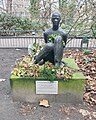 "Lumumba" von Jenny Mucchi-Wiegmann, 1961, Garnisonkirchplatz, Berlin-Mitte, Deutschland