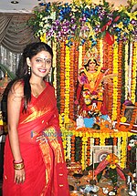 Thumbnail for File:Sneha Paul graces Bappi Lahiri’s Lakshmi Puja (09).jpg