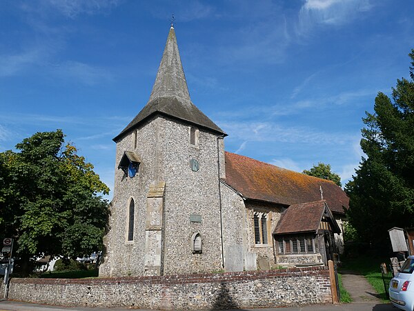 The medieval Church of Saint Mary in Downe