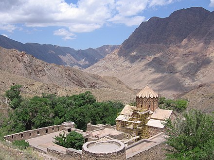 The Saint Stephen Armenian Monastery of the 9th century near Jolfa, Iran