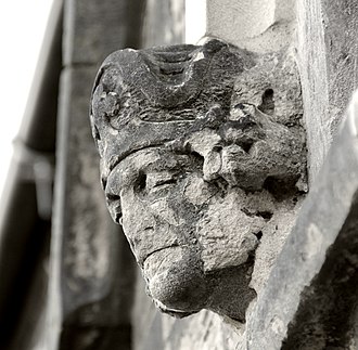 Weather-worn portrait of Robert Bickersteth by Catherine Mawer St Stephen West Bowling (134).JPG