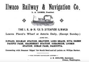 Steamship Ilwaco advertisement.png