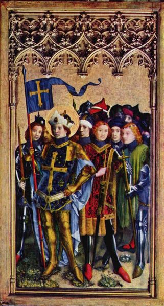 Saint Gereon of the Theban Legion and soldier companions, Stefan Lochner, c. 1440