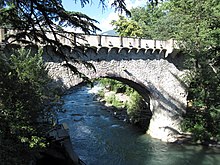 Steinerner Steg bridge in Merano Steinerer Steg Meran.JPG