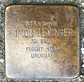 Stolperstein Bodanplatz 10 Konstanz Simon Levinger.jpg