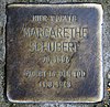 Stolperstein Hochsitzweg 17 (Zehld) Margarethe Schubert.jpg
