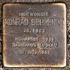 Stumbling Stone Konrad Behrendt Hussitenstrasse 7 0122.JPG