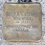 Stolperstein für Ursula Totschek